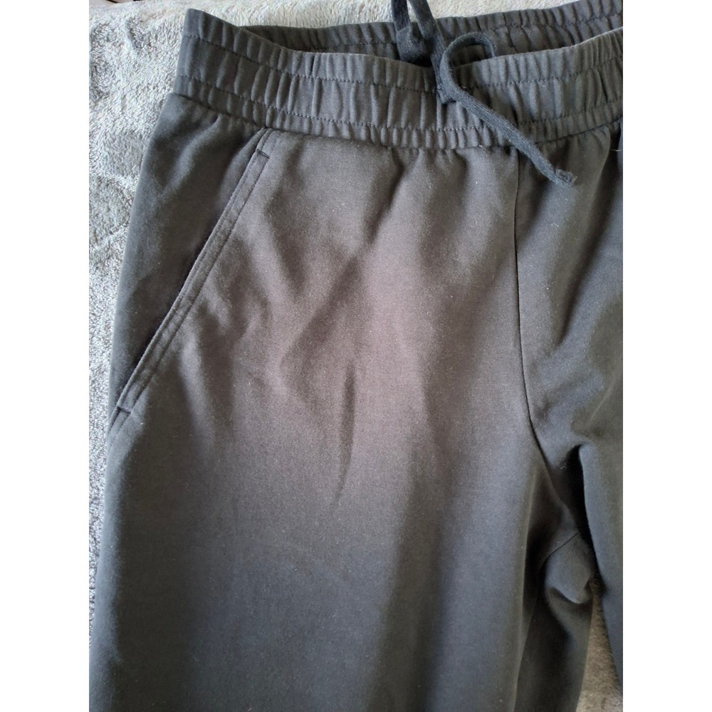 Puma Mens Essentials Sweatpants Black Joggers Elastic Waist Pockets 589286-01 L - Picture 2 of 6